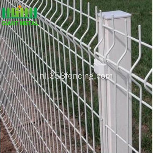 Driehoek buigende hek PVC gecoat